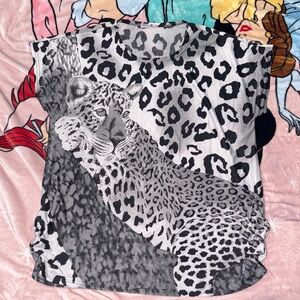 Leopard Print Short Sleeve Tee